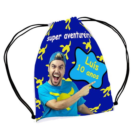 40 Mochila Saco Luccas Neto Personalizada