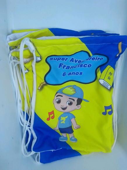40 Mochila Saco Luccas Neto Personalizada