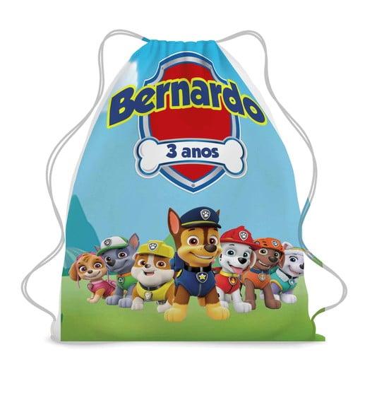 50 Mochila Saco Patrulha Canina