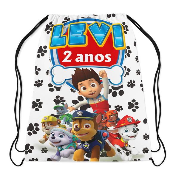 50 Mochila Saco Patrulha Canina