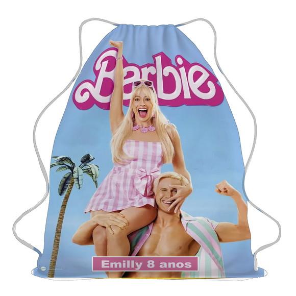 50 Mochila Saco Sacochila Barbie Personalizada