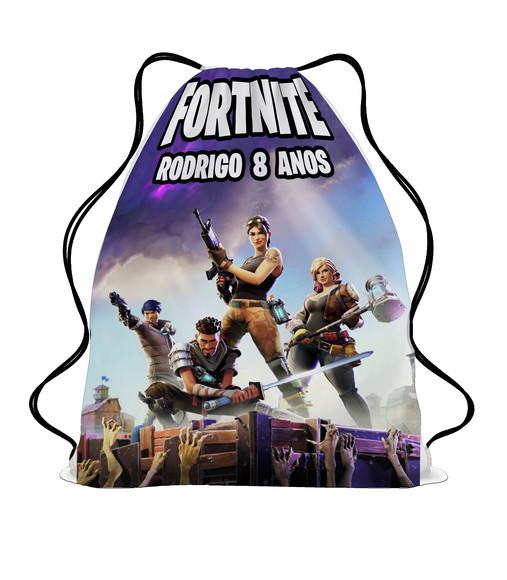 50 Mochila Saco Poderoso Fortnite
