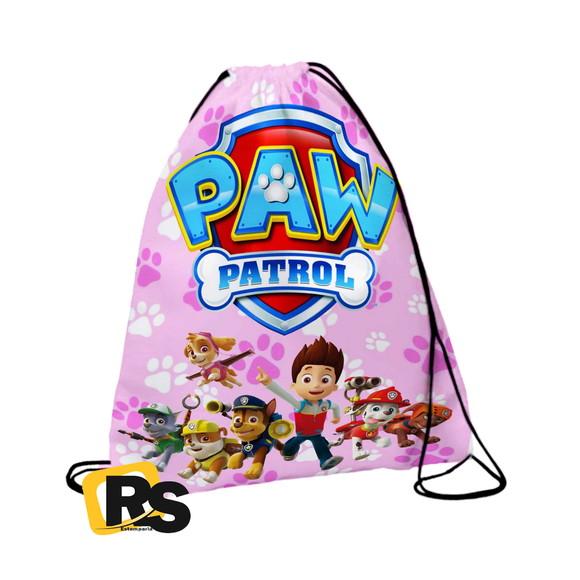 60 Mochila Saco Patrulha Canina Personalizada