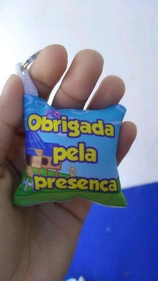 Almochaveiro Almofada Chaveiro Galinha Pintadinha