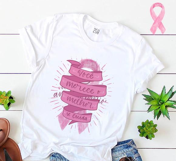 a Luta Continua: Camiseta Outubro Rosa de Conscientização