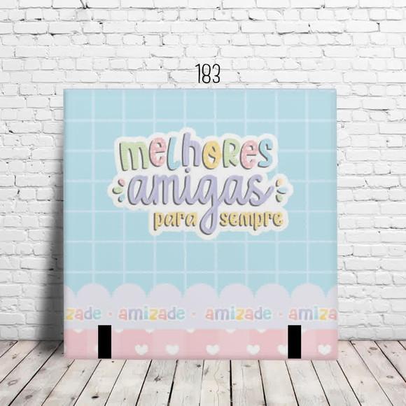 Azulejo Cerâmico Personalizado 20x20 Foto Nome Frase Amizade