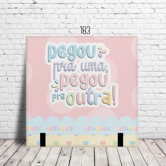 Azulejo Cerâmico Personalizado 20x20 Foto Nome Frase Present