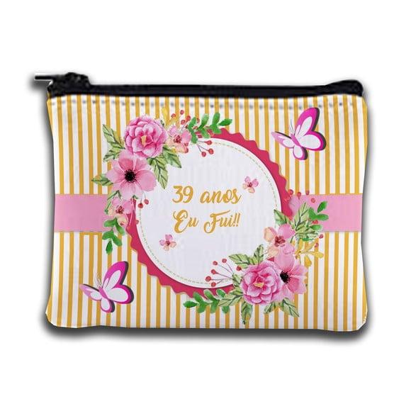 Bolsa Porta Moedas Personalizado Dia das Mães Floral