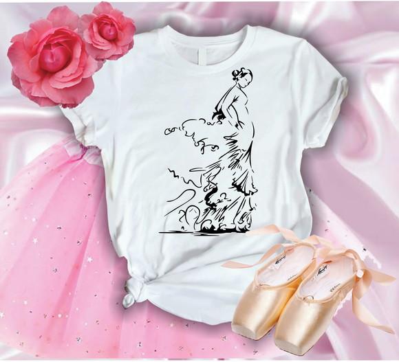 Camiseta Ballet-personalizada