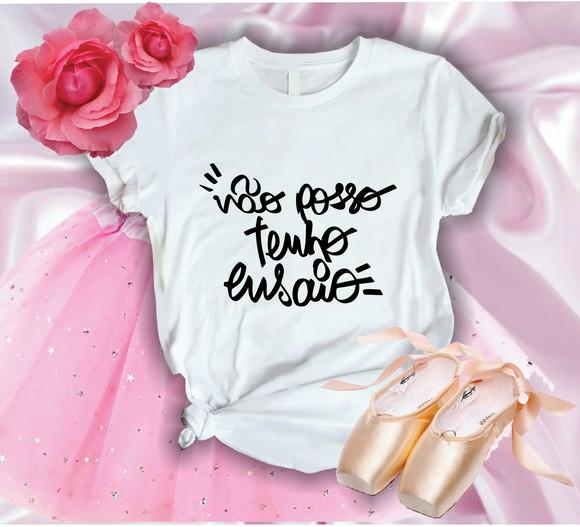 Camiseta Ballet-com Frases