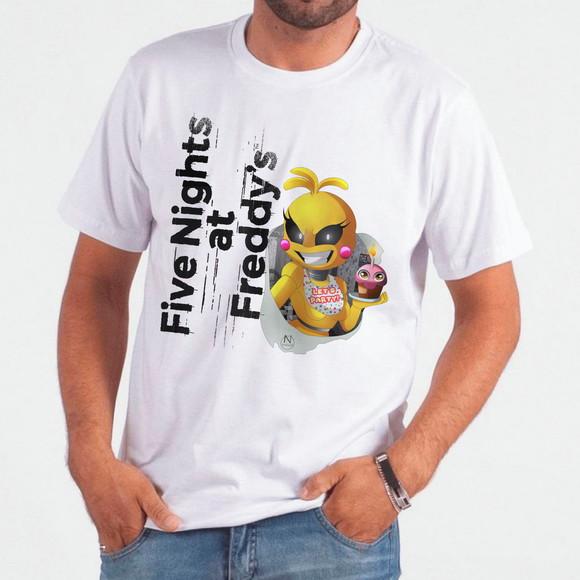 Camiseta Five Nights At Freddy Chica Fnaf