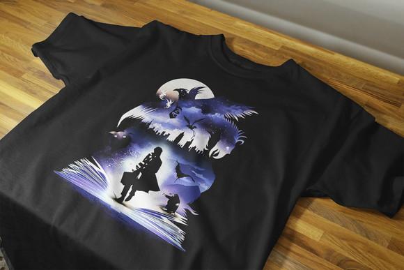 Camiseta Harry Potter Bruxo Estampa Digital-100% Algodão
