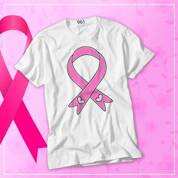 Camiseta Outubro Rosa de Amor