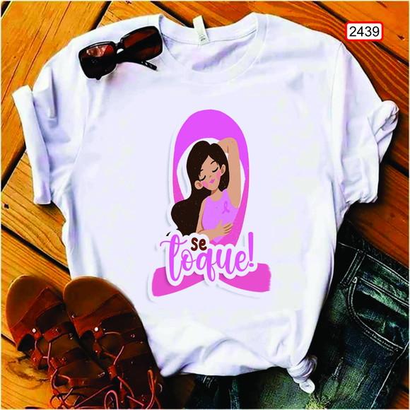 Camiseta Outubro Rosa Faça Parte Desse Ato