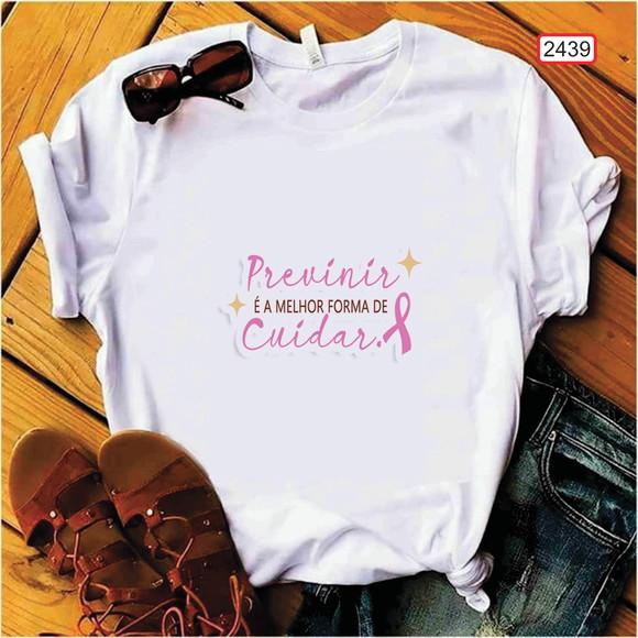 Camiseta Outubro Rosa Lute Por Essa Causa