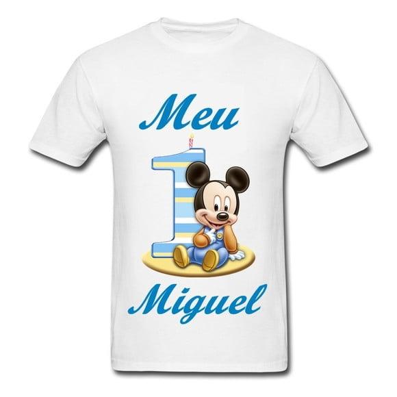 Camisetas Mickey Personalizada