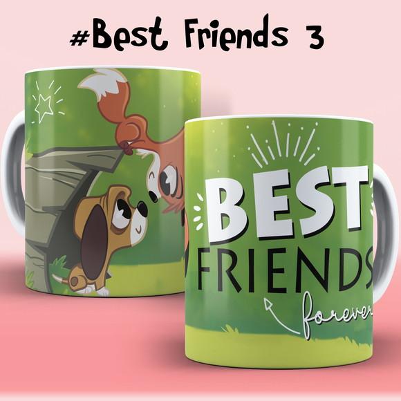 Caneca de Porcelana Best Friends