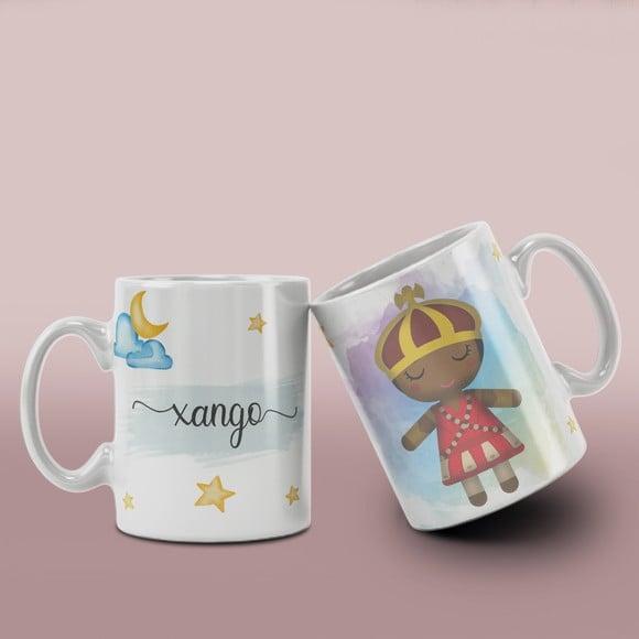Caneca Orixás Religiosa Ceramica /col12 Dv