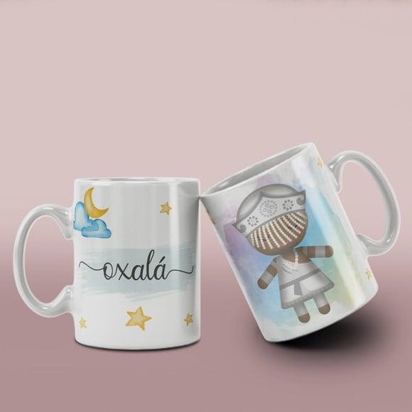 Caneca Orixás Religiosa Porcelana /col12 Dv