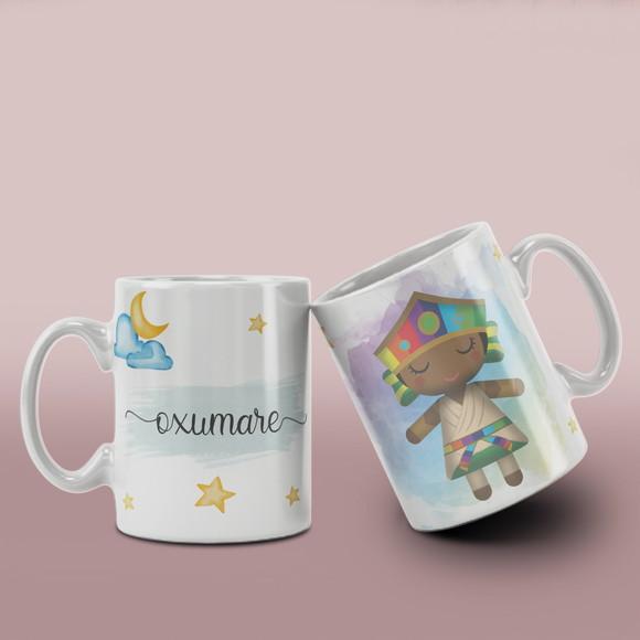 Caneca Orixás Religiosa Ceramica /col12 Dv