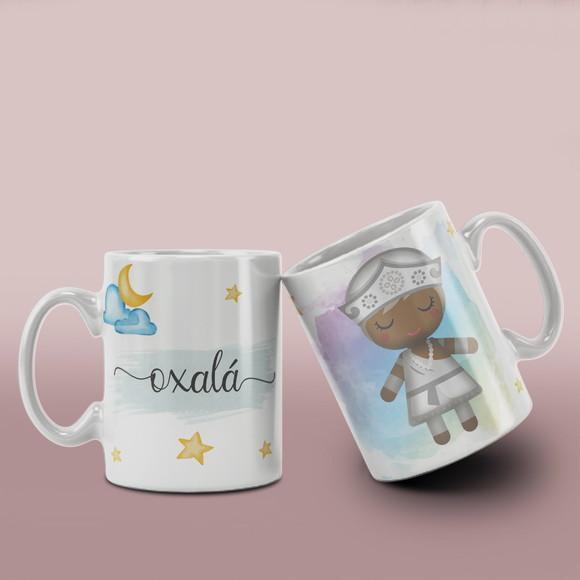 Caneca Orixás Religiosa Ceramica /col12 Dv