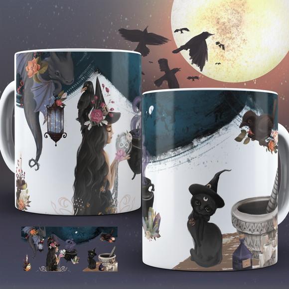 Caneca Personalizada Halloween ? Caveiras e Coleção 2