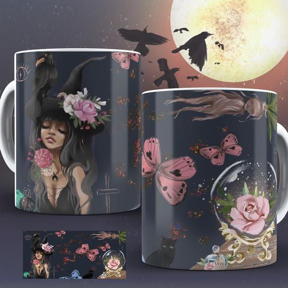 Caneca Personalizada Halloween ? Caveiras e Coleção 2
