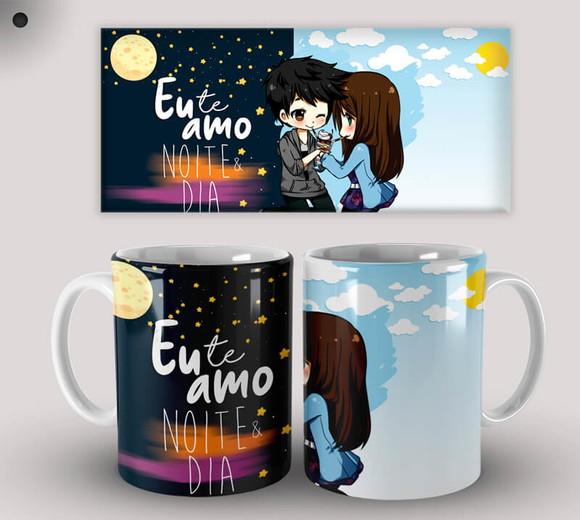 Caneca Porcelana Dia dos Namorados