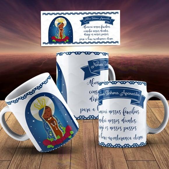 Caneca Religiosa Nossa Senhora Aparecida