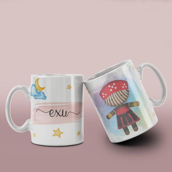 Caneca Religiosa Orixás ? Porcelana /col12 Dv