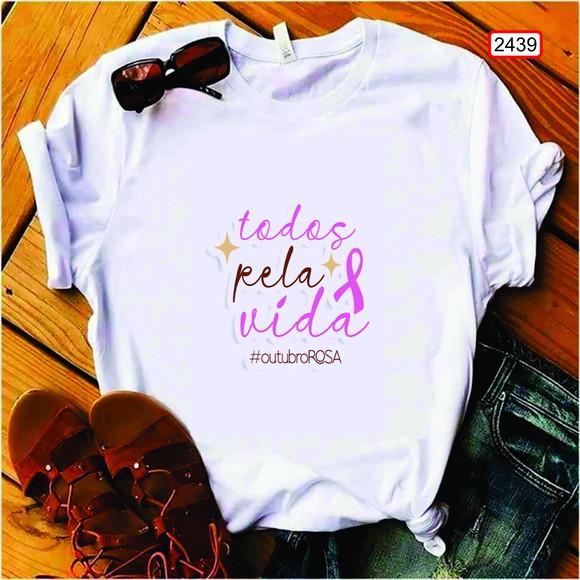 Continua: Camiseta Outubro Rosa Mais Que Uma Camisa, Uma Cau