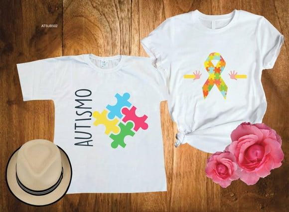 Kit 2 Camiseta Autismo ? Empatia Muda o Mundo