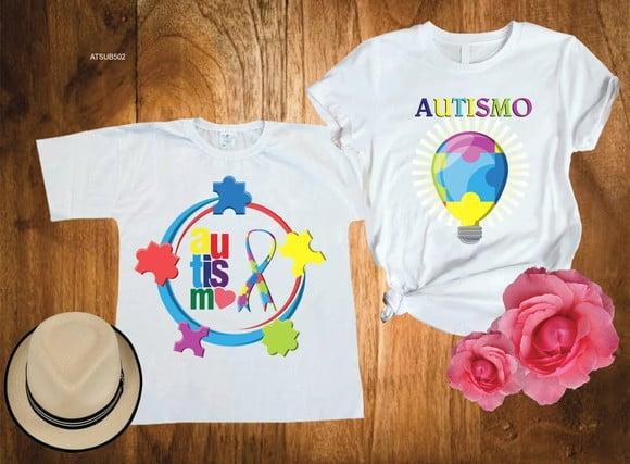 Kit 2 Camiseta Autismo Diferente É Ser Você