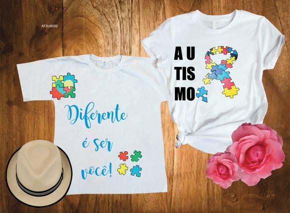 Kit 2 Camisetas Autismo Autista-aduto e Infantil