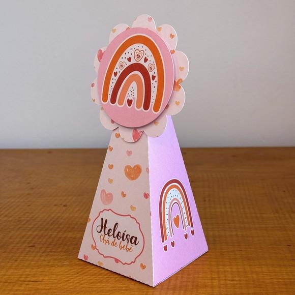 Kit 20 Caixas Arco Iris Personalizada (pegue e Monte)
