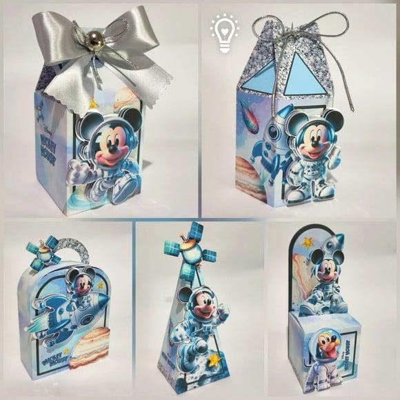 Kit 20 Ítens Aniversário Mickey Caixa Milk-piramide e Outros