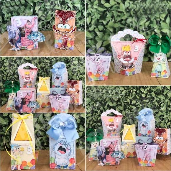 Kit 40 Ítens Personalizadas Aniversário Divertidamente