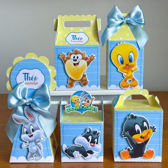 Kit 5 Lembrancinhas Baby Looney Tunes / Pegue e Monte
