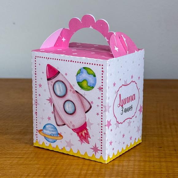 Kit 50 Caixas Astronalta Personalizada (pegue e Monte)