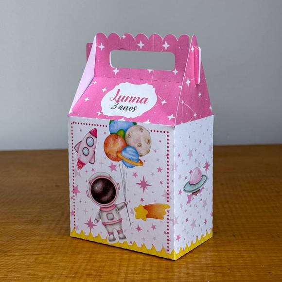 Kit 50 Caixas Astronalta Personalizada (pegue e Monte)