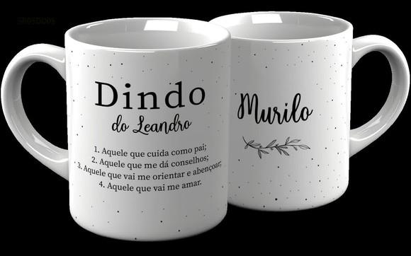 Kit com 2 Canecas Batizado Dindos-sb05dd08