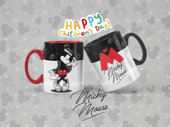 Kit com 5 Canecas Dia das Crianças Desenho