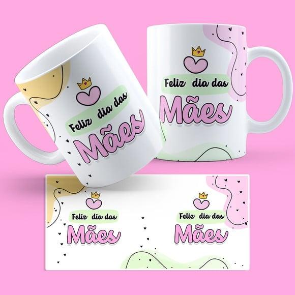 Kit com Duas Caneca Dia das Mães Presente