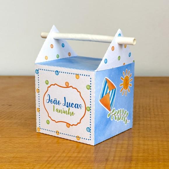 Kit Festa 40 Caixa Aniversário Volta ao Sol Personalizada