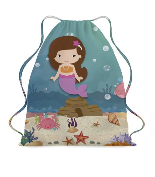 Mochila Sacochila Fundo do Mar Personalizada