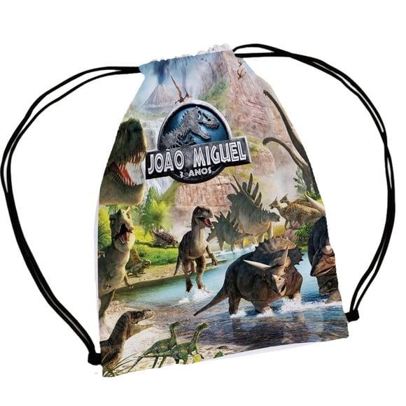 Mochila Sacochila Jurassic Park Personalizada