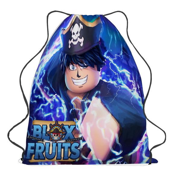 Pacote com 50 Mochila Sacochila Blox Fruits