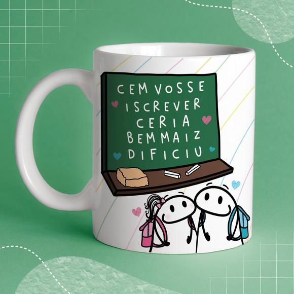 Presente Dia dos Professores ? Caneca de Porcelana-col.03