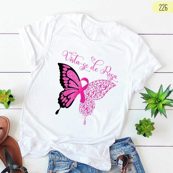 Rosa pela Vida: Camiseta Outubro Rosa