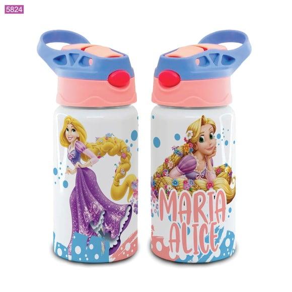 Squeeze Rapunzel Volta Ás Aulas Bico Silicone Infantil-nome
